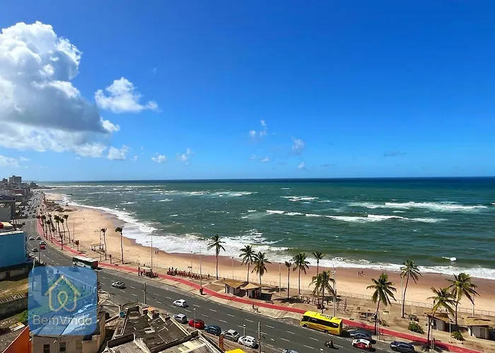 Apartamento Vista Mar Aconchegante No Smart Pituba