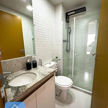 Apartamento Vista Mar Aconchegante No Smart Pituba Salvador Exterior photo