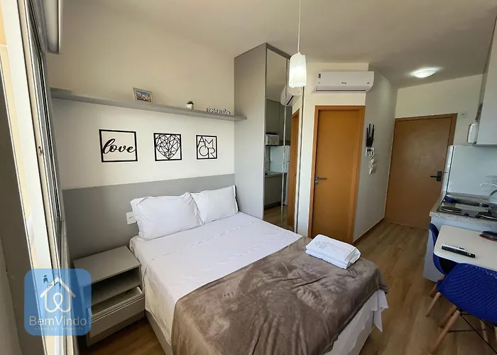 Apartamento Vista Mar Aconchegante No Smart Pituba