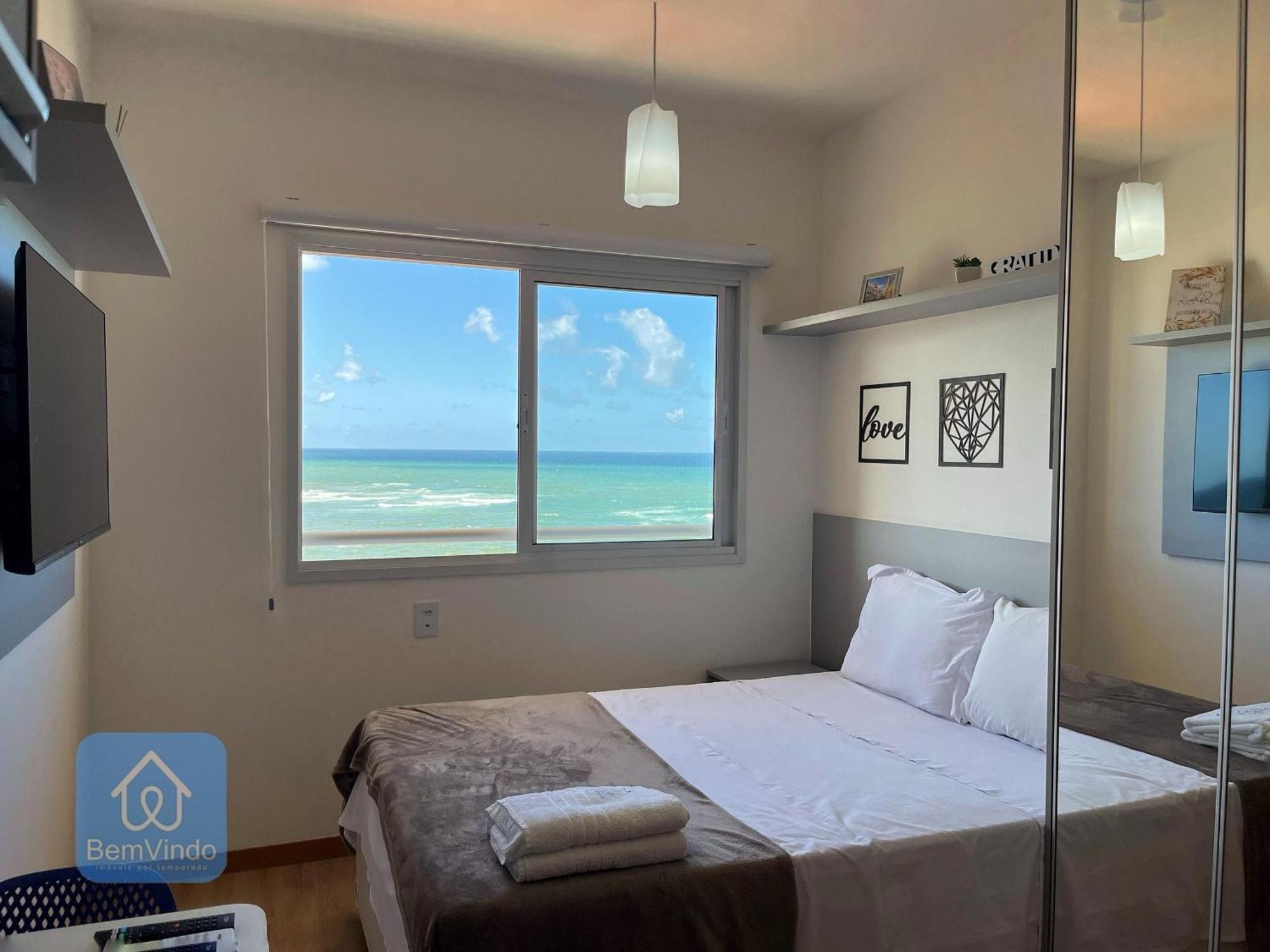 Apartamento Vista Mar Aconchegante No Smart Pituba *